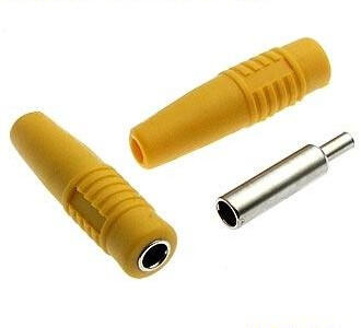 ZP-041 4mm Cable Socket YELLOW