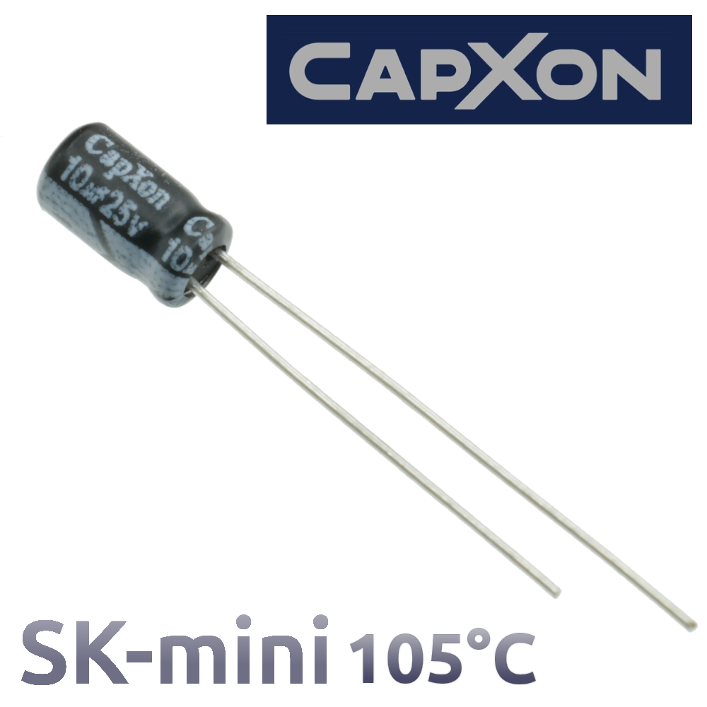 10мкФ 25В (4x7) SK-105C Конденсатор электролитический