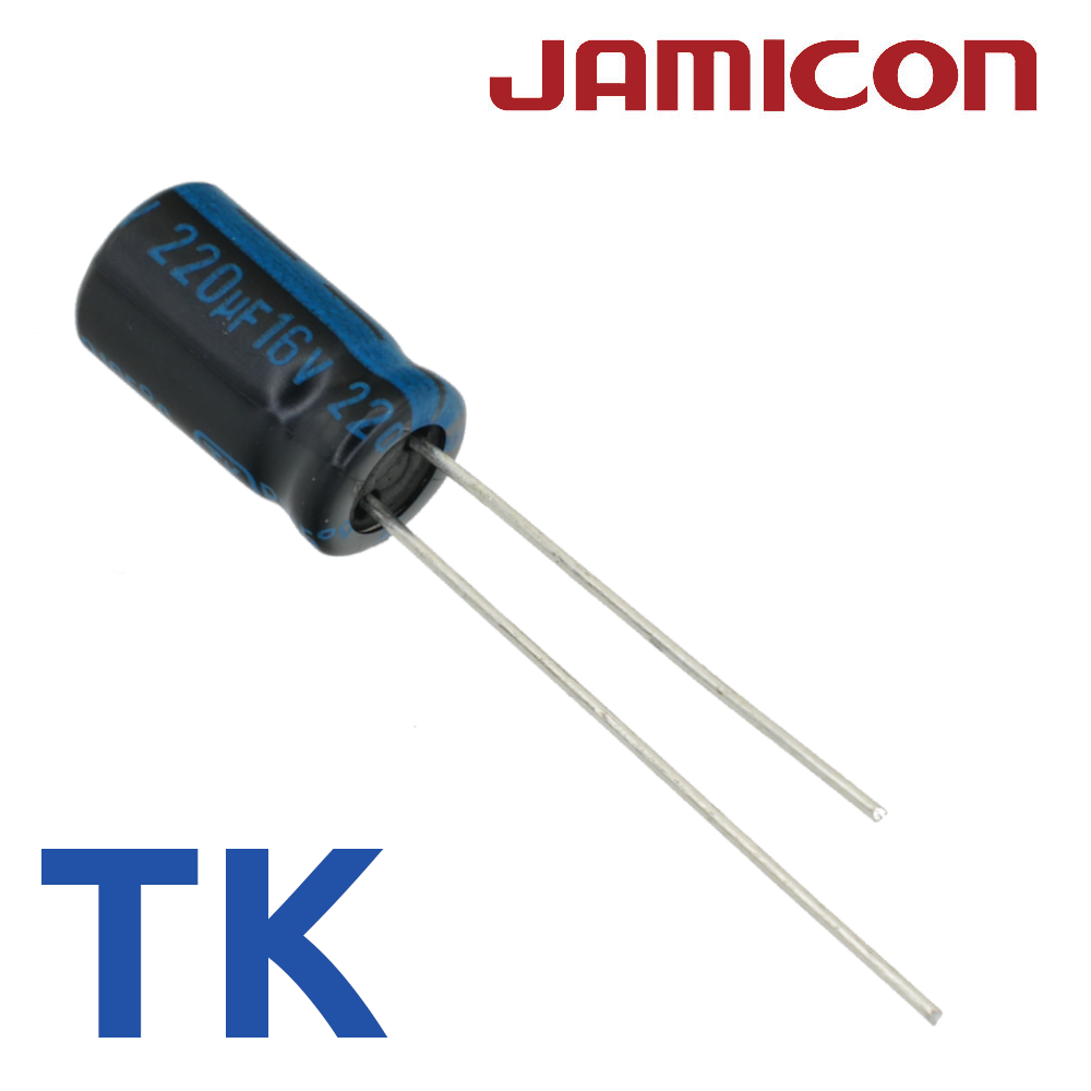 220мкФ 16В (6,3x11) TKR-105C Конденсатор электролитический
