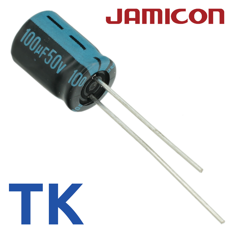 100мкФ 50В (8x11,5) TK-105C Конденсатор электролитический