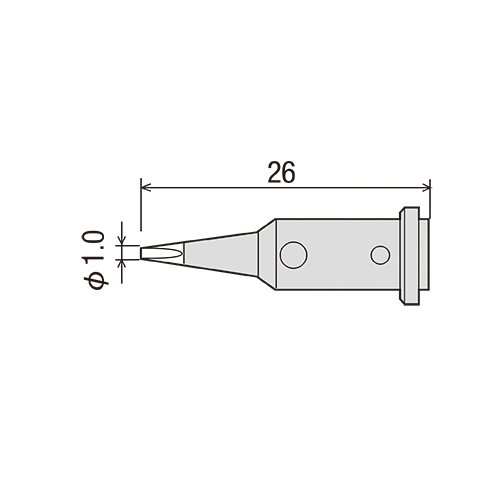 GP-510RT-1D жало для газового паяльника GOOT