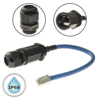 RJ45M22L25-6B герметичный шнур