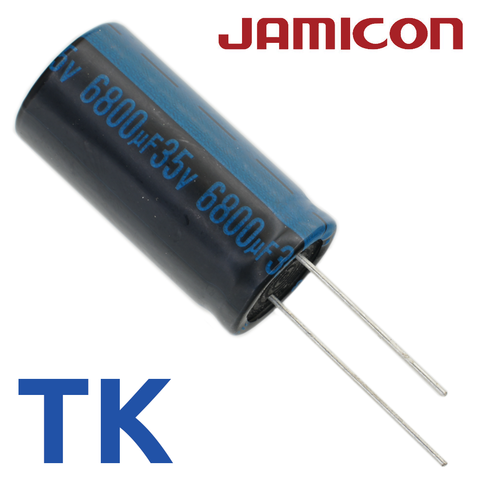 6800мкФ 35В (18x35) TKR-105C Конденсатор электролитический