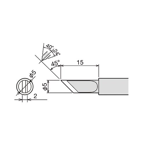 PX-60RT-5K жало (d6.5х26мм) GOOT