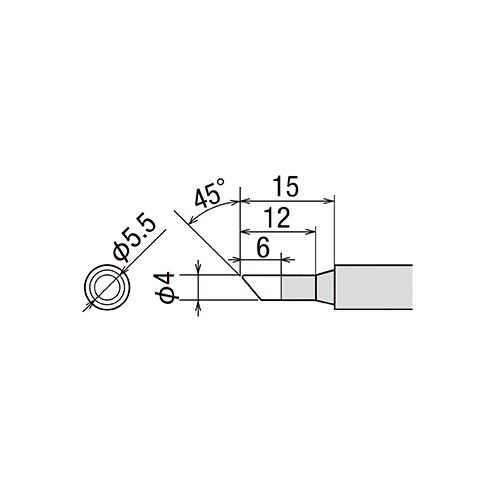 PX-2RT-4CR жало (d7х37мм) GOOT