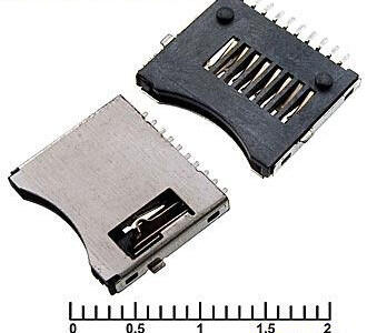 micro-SD SMD 10pin switch M
