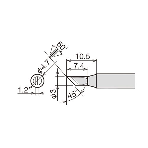 RX-80HRT-3K жало-нагреватель 24V GOOT