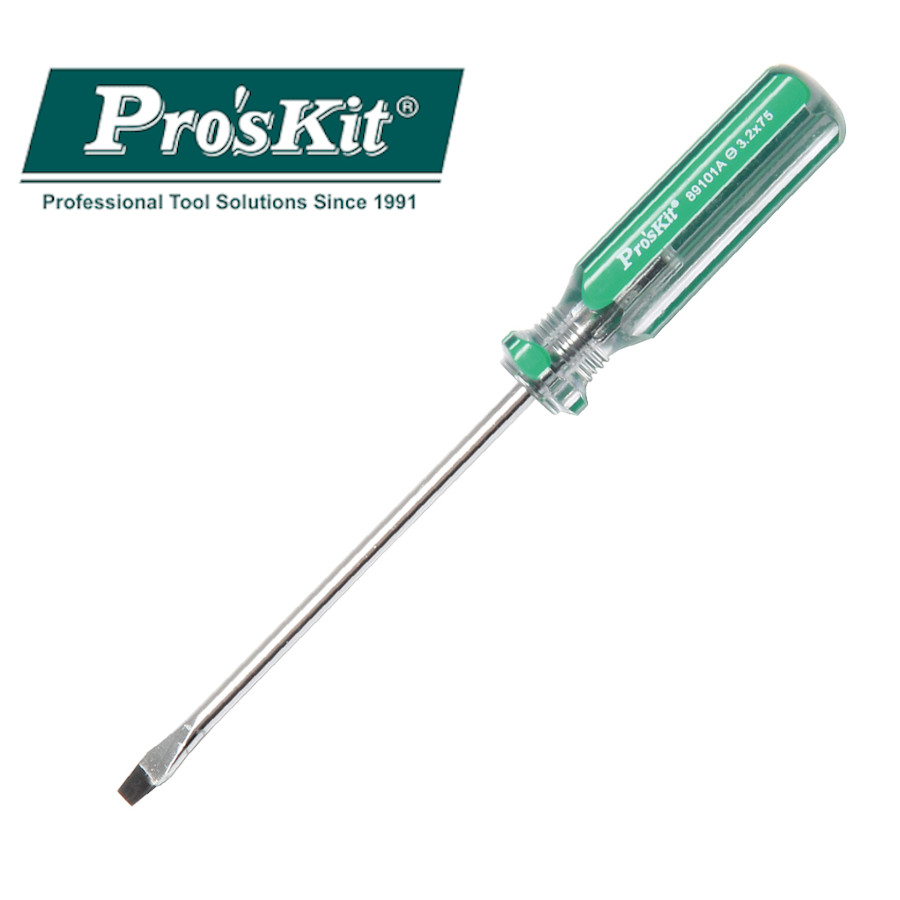 89101A Pro'sKit Отвертка LineColor (- 3.2, 3.2х75мм, 135мм)