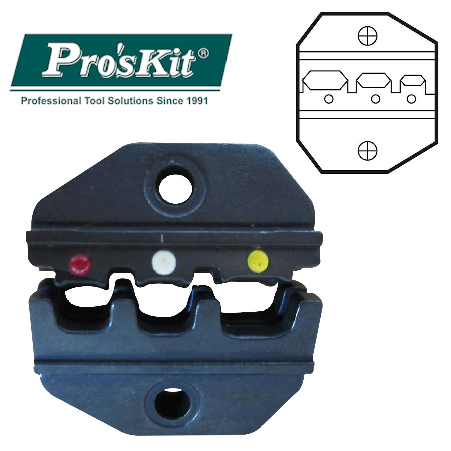 1PK-3003D21 Pro'sKit Губки сменные для обжима кольцевых и вилочных изолированных наконечников