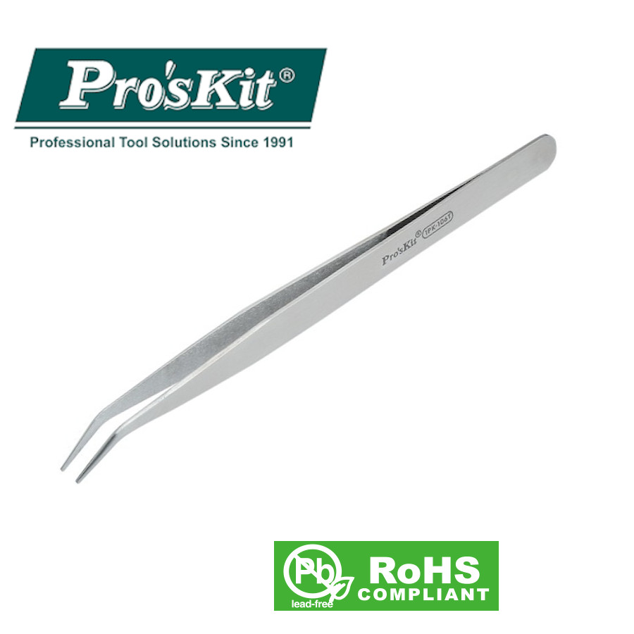 1PK-106T Pro'sKit Пинцет универсальный (175мм)