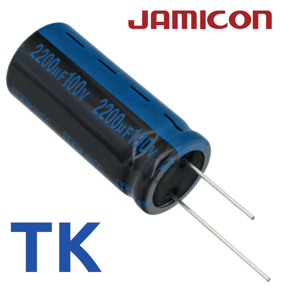 2200мкФ 100В (22x50) TKR-105C Конденсатор электролитический