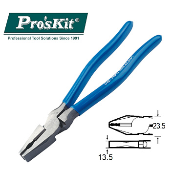 PM-901 Пассатижи (струна до 2.5мм, 215мм) Pro'sKit