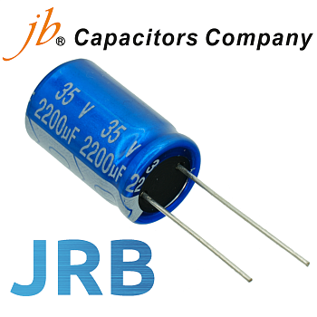 2200мкФ 35В (16x25) JRB-105C Конденсатор электролитический