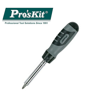 8PK-SD010 Pro'sKit Отвертка с насадками (12шт., убираются в ручку)
