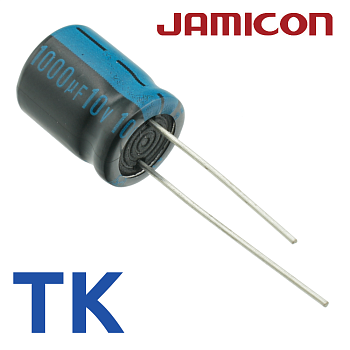 1000мкФ 10В (10x13) TKR-105C Конденсатор электролитический