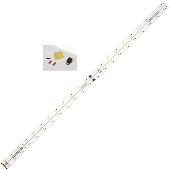 Светодиодная планка для подсветки ЖК панелей V6LF_395SFA/B_LED21_3-11 (410мм, 21 светодиод)