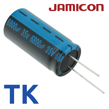 6800мкФ 35В (22x45) TKR-105C Конденсатор электролитический