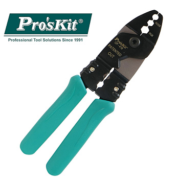 CP-418 Pro'sKit Клещи-кусачки для резки/обжима коаксиального кабеля*