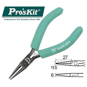 PM-029CN Pro'sKit Круглогубцы антистатические (127мм)