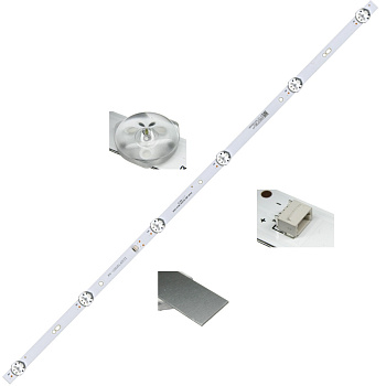 Светодиодная планка для подсветки ЖК панелей ShineOn M08-KX32030-0601N-5293B (562 мм 6 линз)