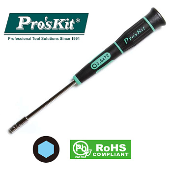 SD-081-M3.5 Pro'sKit Отвертка прецизионная торцевая М3.5