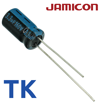 3,3мкФ 160В (6,3x11) TKR-105C Конденсатор электролитический