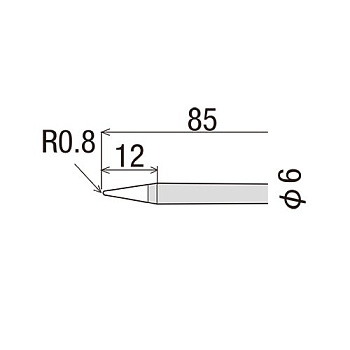 R-6B жало (d=6мм) для KS/KX GOOT