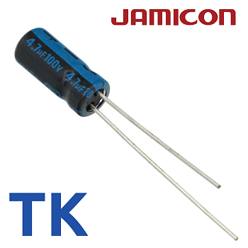 4,7мкФ 100В (5x11) TKR-105C Конденсатор электролитический