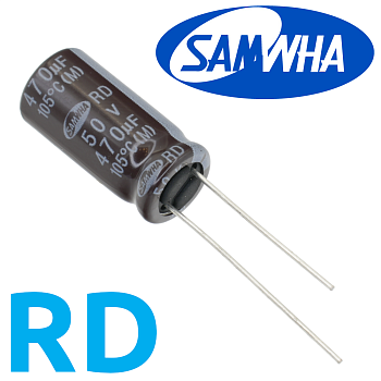 470мкФ 50В (10x20) RD-105C Конденсатор электролитический