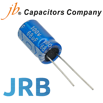 68мкФ 100В (10х16) JRB Конденсатор электролитический 