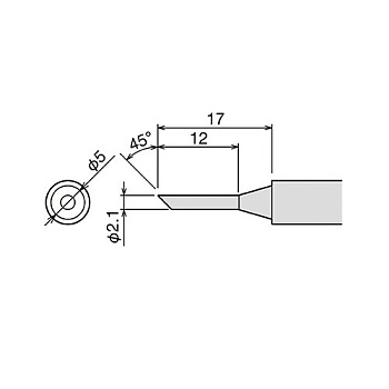 PX-60RT-2C жало (d6.5х26мм) GOOT