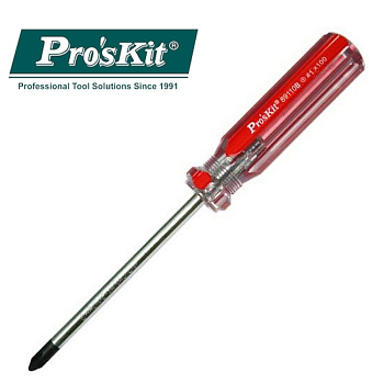 89110B Pro'sKit Отвертка LineColor (+ #1, 5х100мм, 180мм)