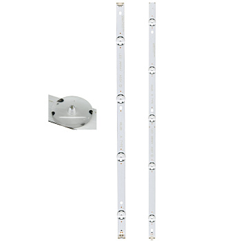 Светодиодная планка для подсветки ЖК панелей 17Y 49UJ65_A/B_27LED_Rev0.0 (990 мм 9 линз)