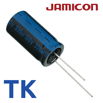 330мкФ 100В (13x26)TKR-105C Конденсатор электролитический