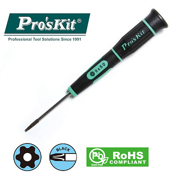 SD-081-T9H Pro'sKit Отвертка прецизионная Torx (звезда) T9H