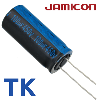 100мкФ 450В (18x40) TKR-105C Конденсатор электролитический