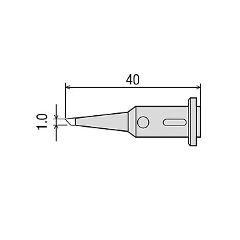 GP-501RT-1C жало для газового паяльника GOOT