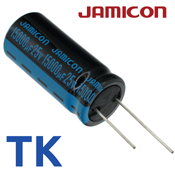 15000мкФ 25В (22x50) TKR-105C Конденсатор электролитический