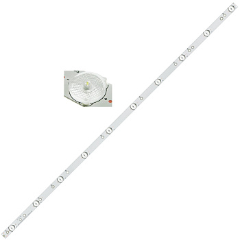Светодиодная планка для подсветки ЖК панелей LB-F3528-GJD2P5C435X10-B (840 мм 10 линз)