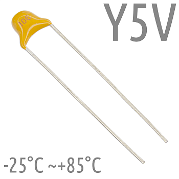 10мкФ 50В Y5V Конденсатор керамический