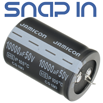 10000мкФ 50В (30х45) HSW-105ºC Электролитический конденсатор