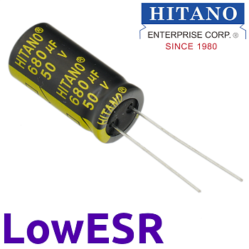 680мкФ 50В (13x26) EXR (5000ч.) (low imp.) Конденсатор электролитический