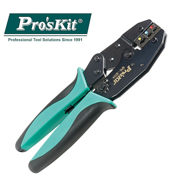 6PK-301H Pro'sKit Клещи для обжима изолированных клемм (220мм)