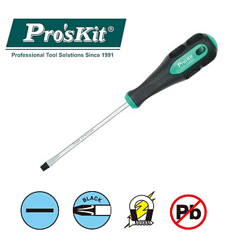 9SD-222A Pro'sKit Отвертка ручная (-8 8x150мм) Pro-Soft