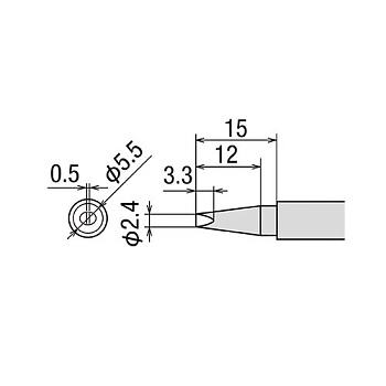 PX-2RT-2.4D жало (d7х37мм) GOOT