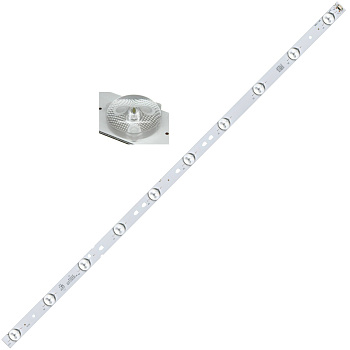 Светодиодная планка для подсветки ЖК панелей LED315D10-07(B) (3В, 635 мм, 10 линз)