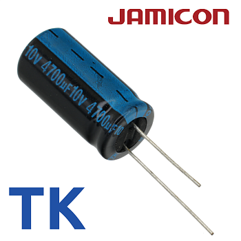 4700мкФ 10В (13x26) TKR-105C Конденсатор электролитический