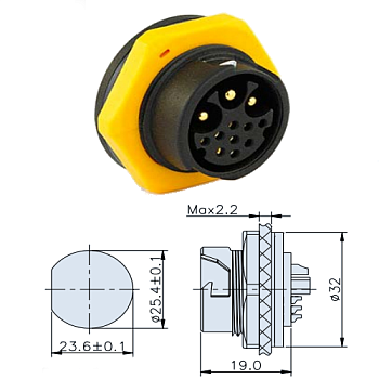 24309535-01 (3+9-pin)