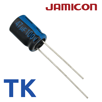 47мкФ 100В (8x11) TKR-105C Конденсатор электролитический