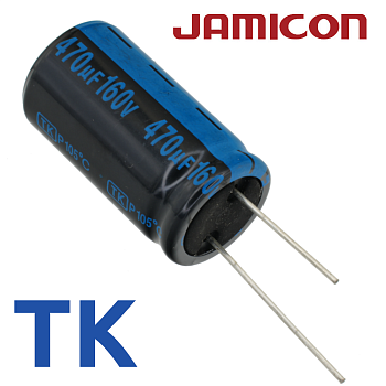 470мкФ 160В (22x40) TKR-105C  Конденсатор электролитический